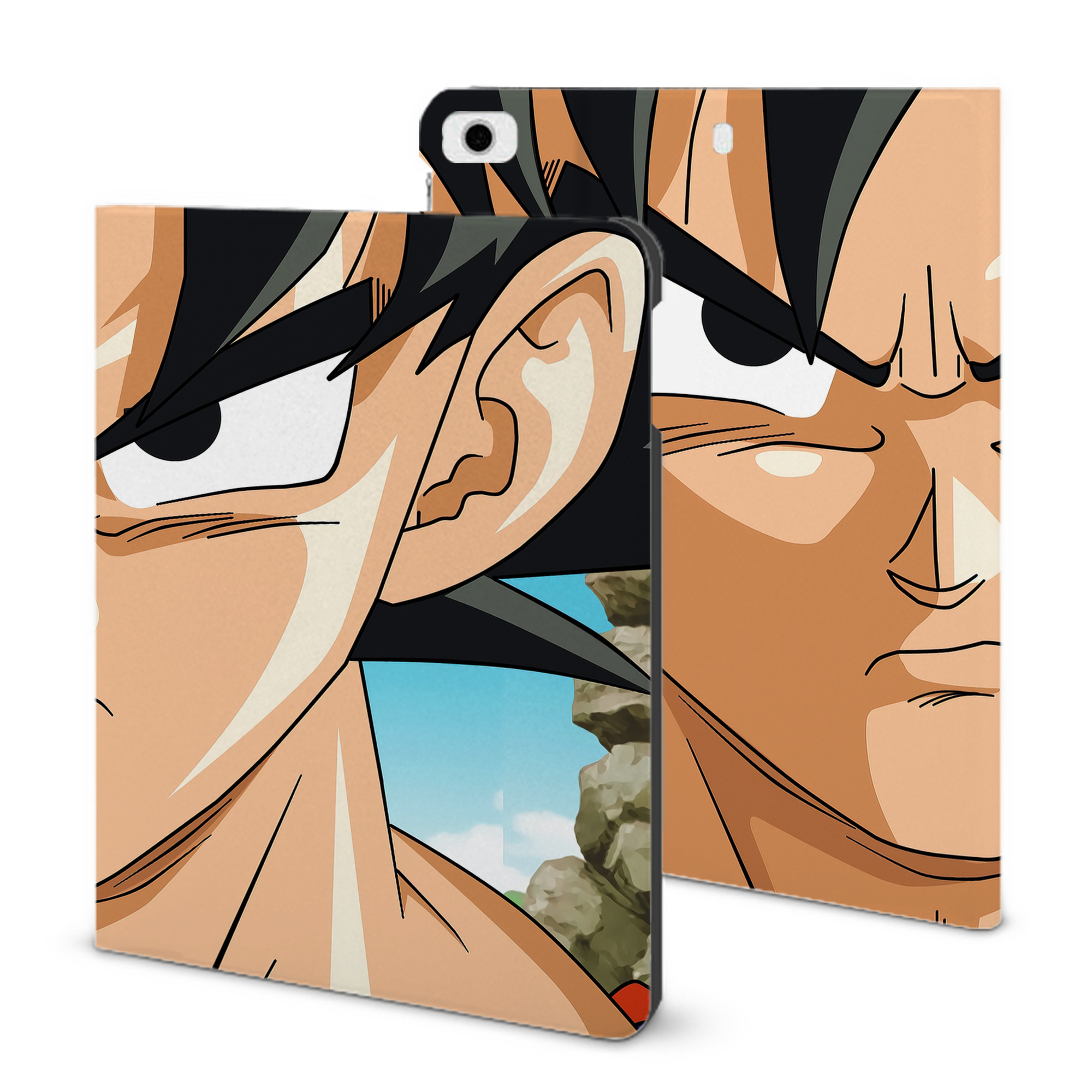 （画像用） ドラゴンボール DRAGON BALL IPad ケース ブック型 PUレザー TPU 耐衝撃 軽量 薄型 ペン収納なし 全面保護 IPad 各モデル対応